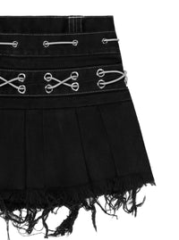 BEFORETHEFALL BLACKOUT DENIM MINISKIRT