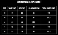 BEFORETHEFALL SHATTERED DENIM SWEATS