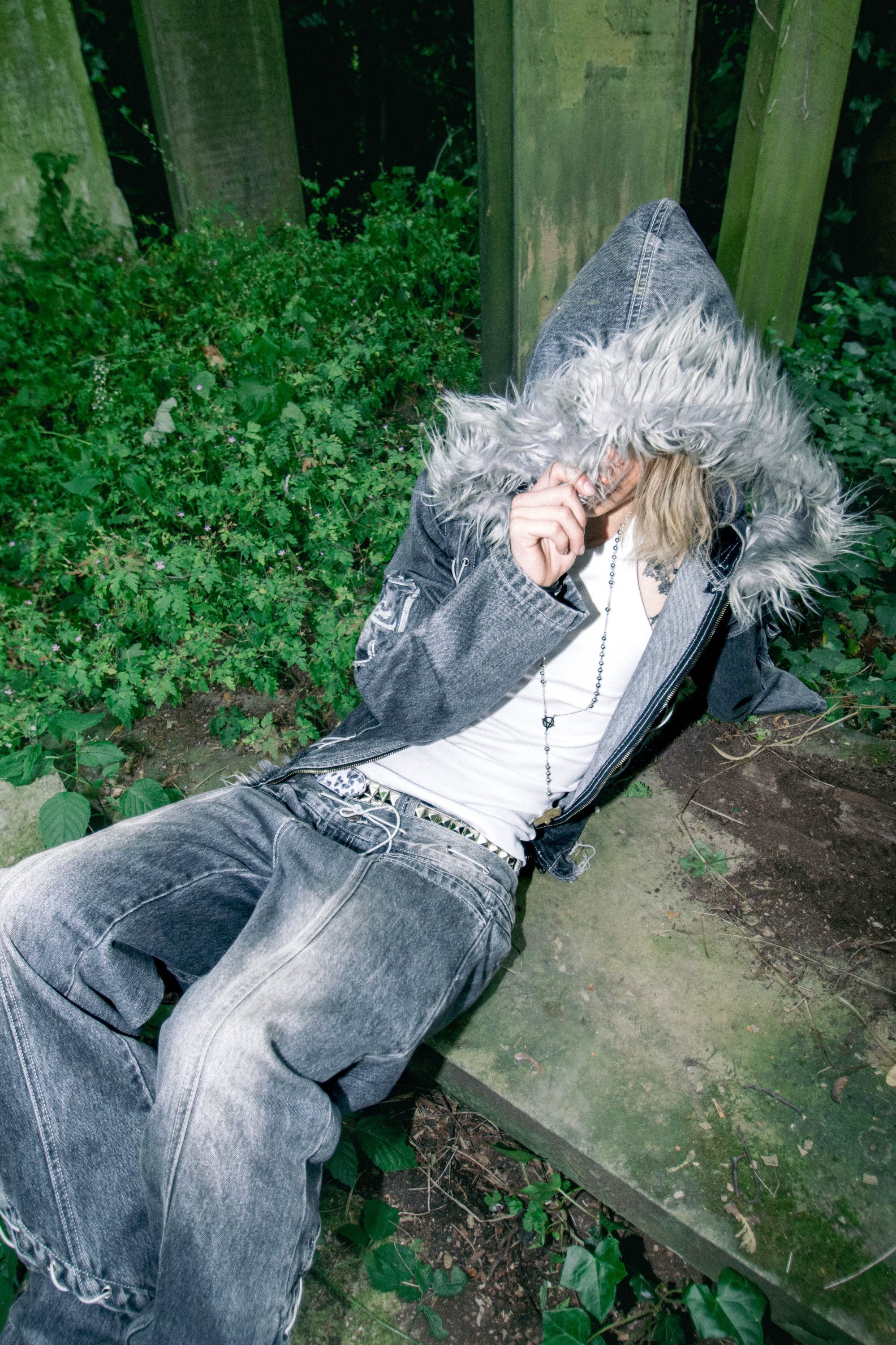 WOLF GREY DENIM SET - BEFORE THE FALL