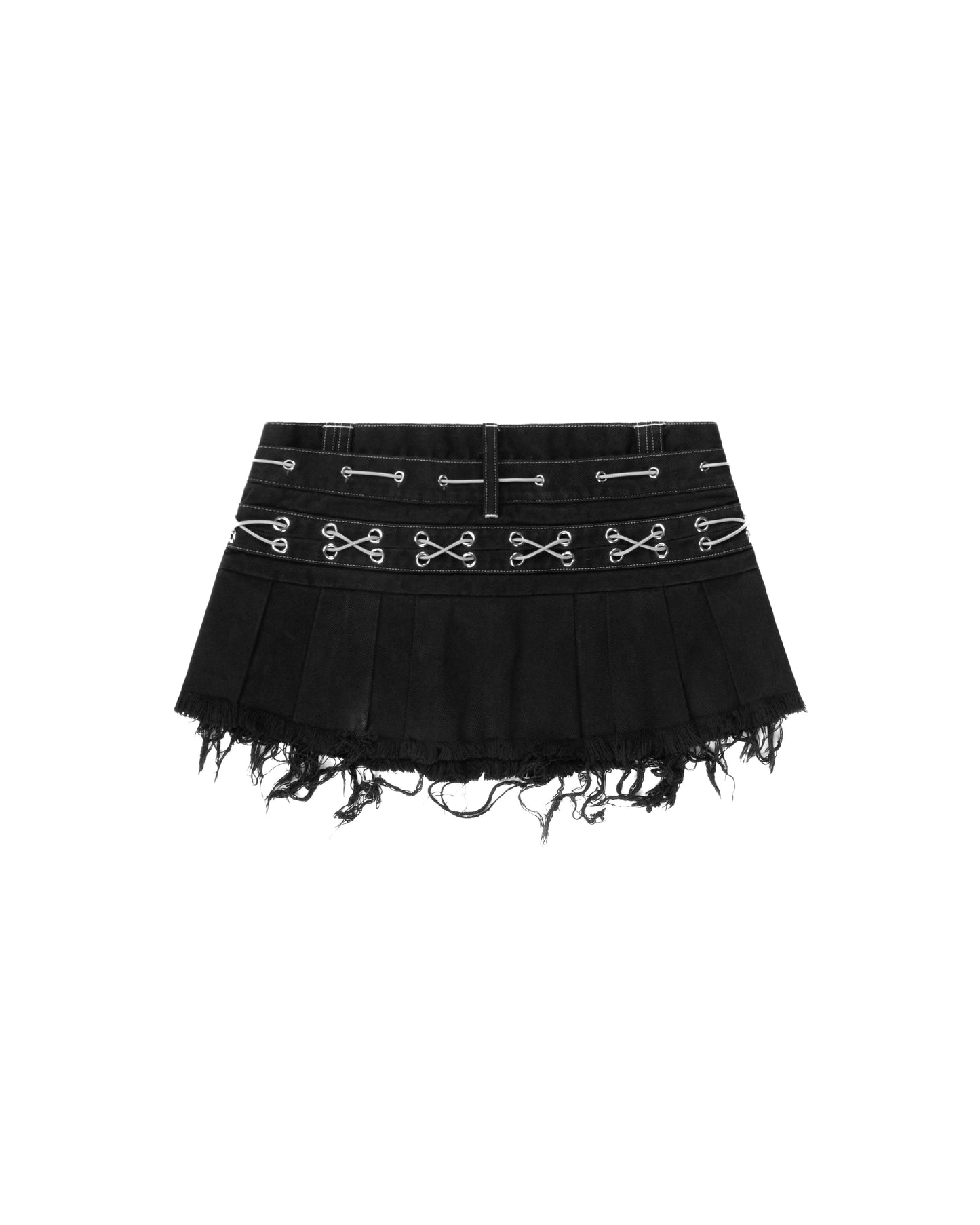 BEFORETHEFALL BLACKOUT DENIM MINISKIRT