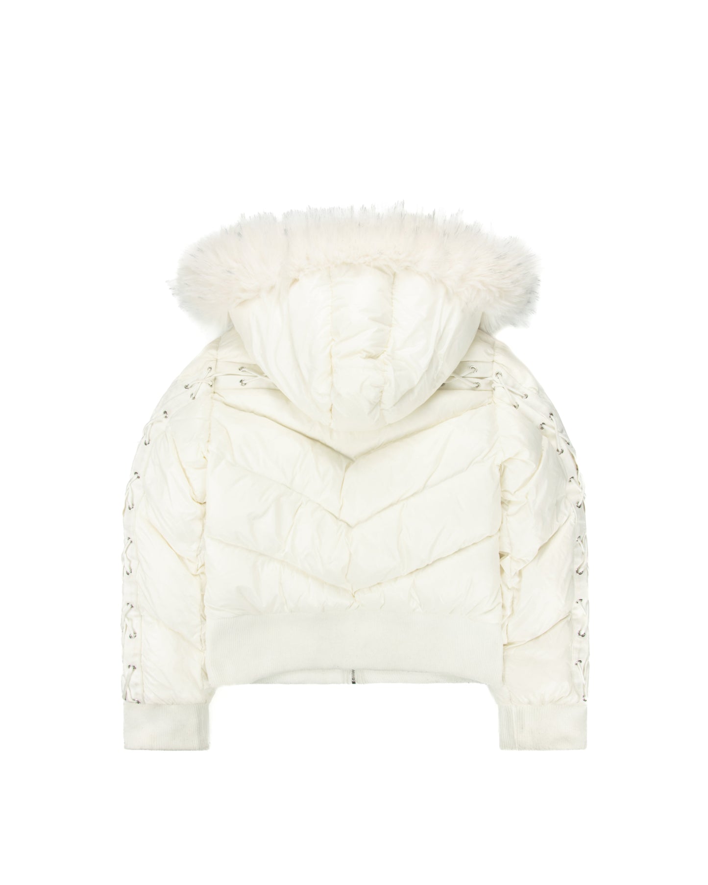 BEFORETHEFALL WHITE PUFFER JACKET