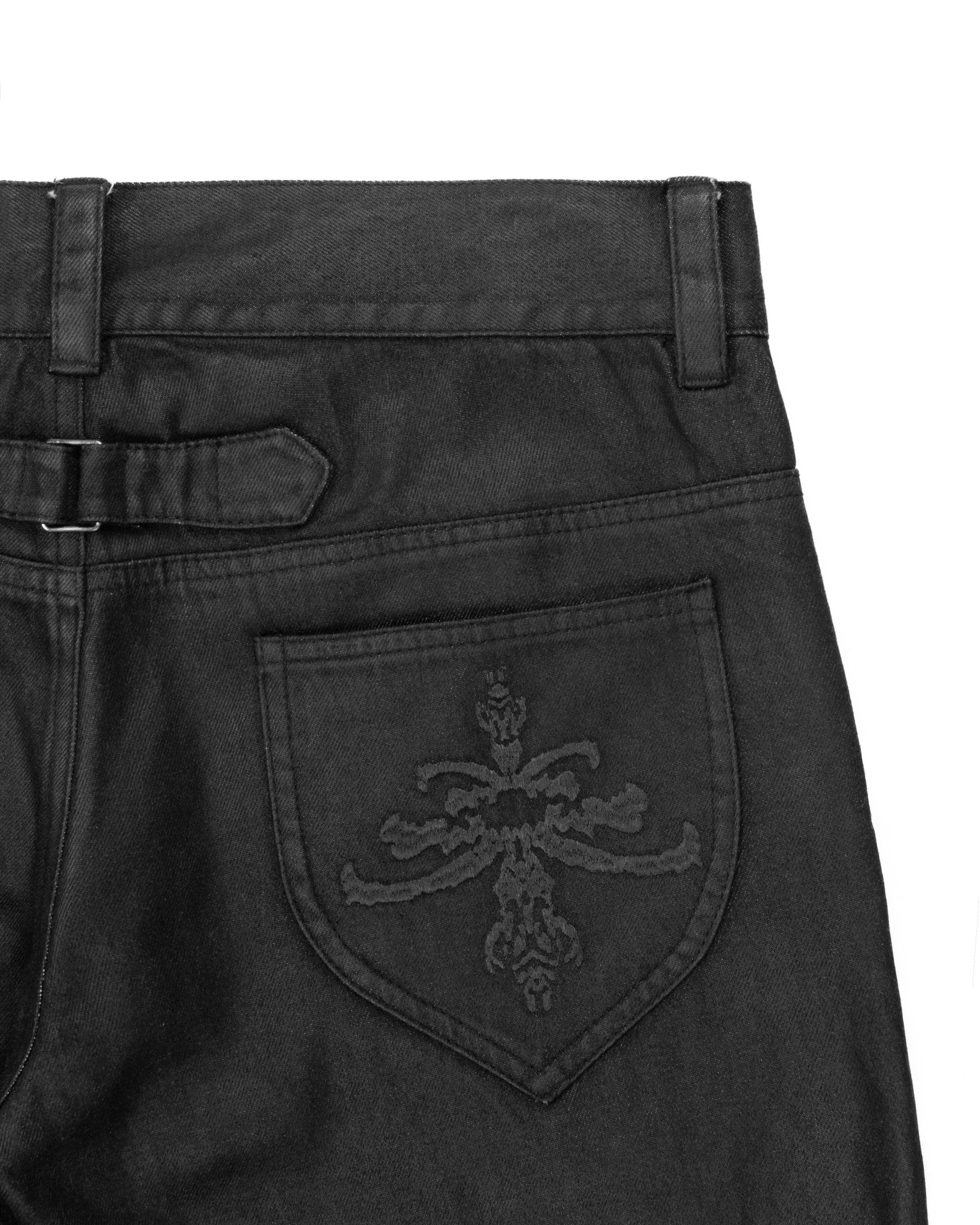 BEFORETHEFALL WAXED SPIRAL JEANS - BEFORE THE FALL