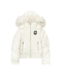 BEFORETHEFALL WHITE PUFFER JACKET