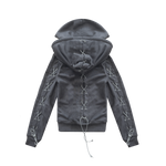 BEFORETHEFALL WOLF GREY HOODIE