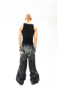 BEFORETHEFALL SHATTERED DENIM SWEATS